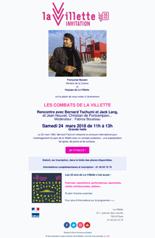 villette rencontres urbaines
